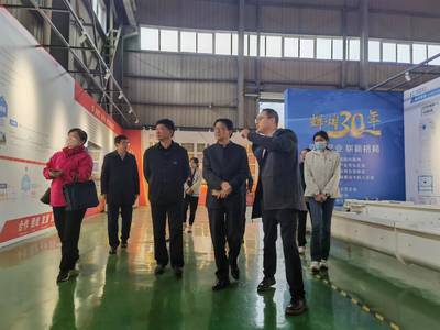 北京中科老專家技術中心魏立新到開發區考察調研